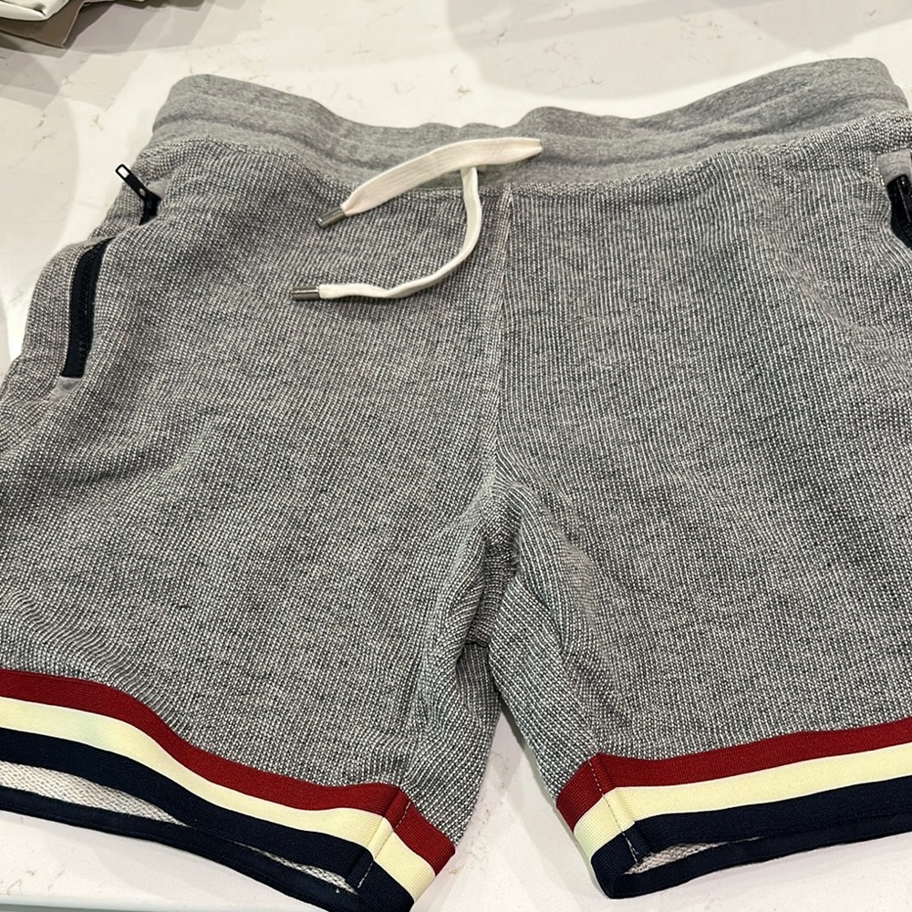 Chubbies Gray and Red Athletic Shorts